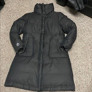 Soia & kyo down filled Women's grey Puffer longer Coat- copper warm